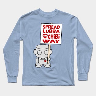 O'BOT Toy Robot (Spread Lubba the Chibi Way) Long Sleeve T-Shirt